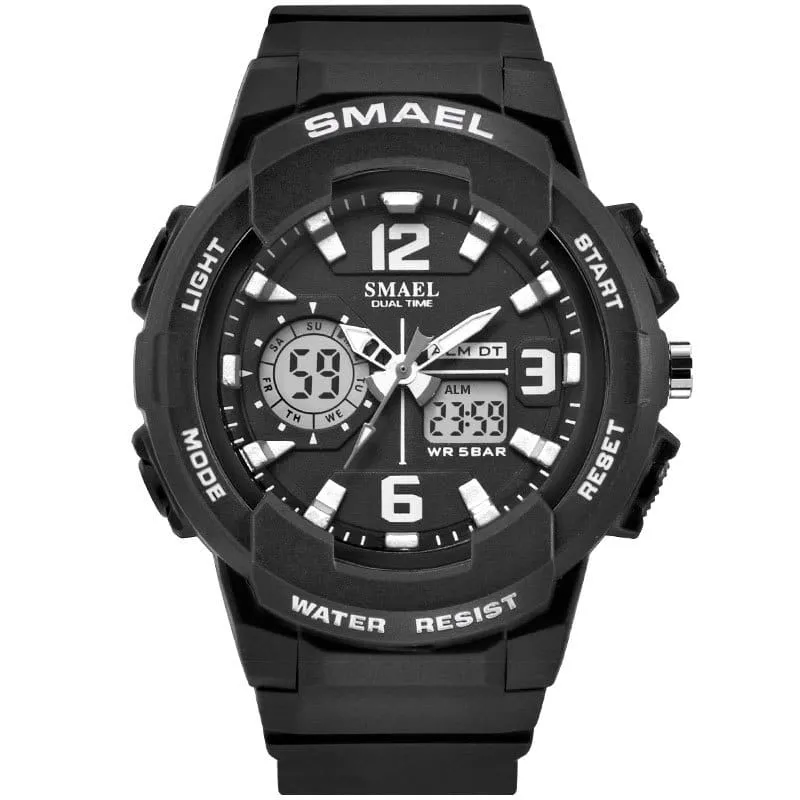 Women's Two Color Design LED Sport Watch