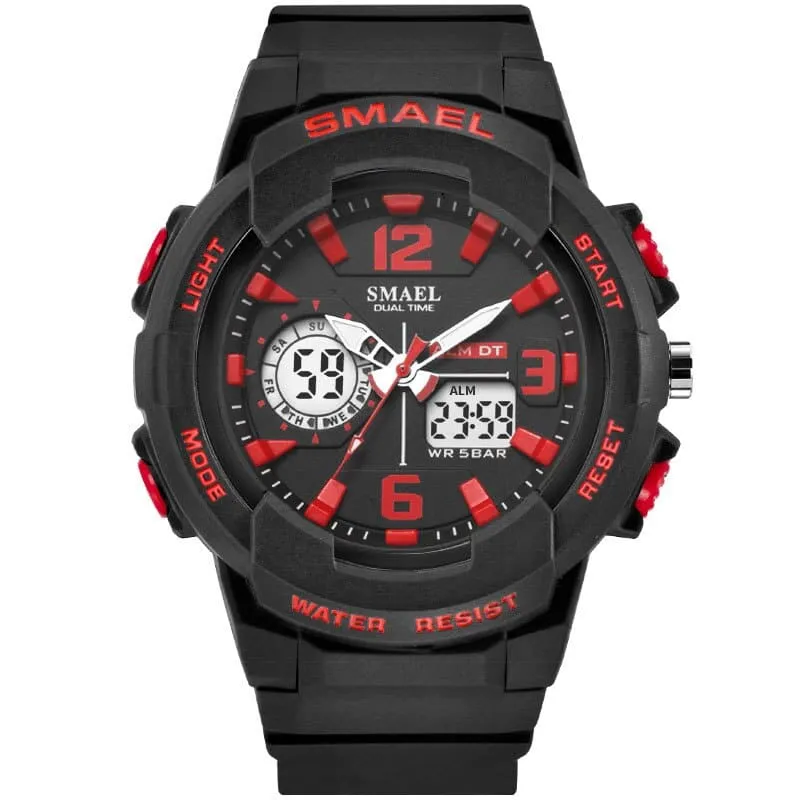 Women's Two Color Design LED Sport Watch