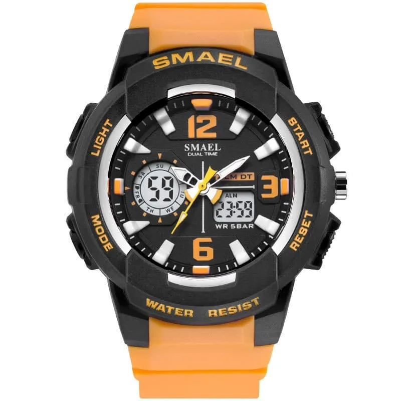 Women's Two Color Design LED Sport Watch