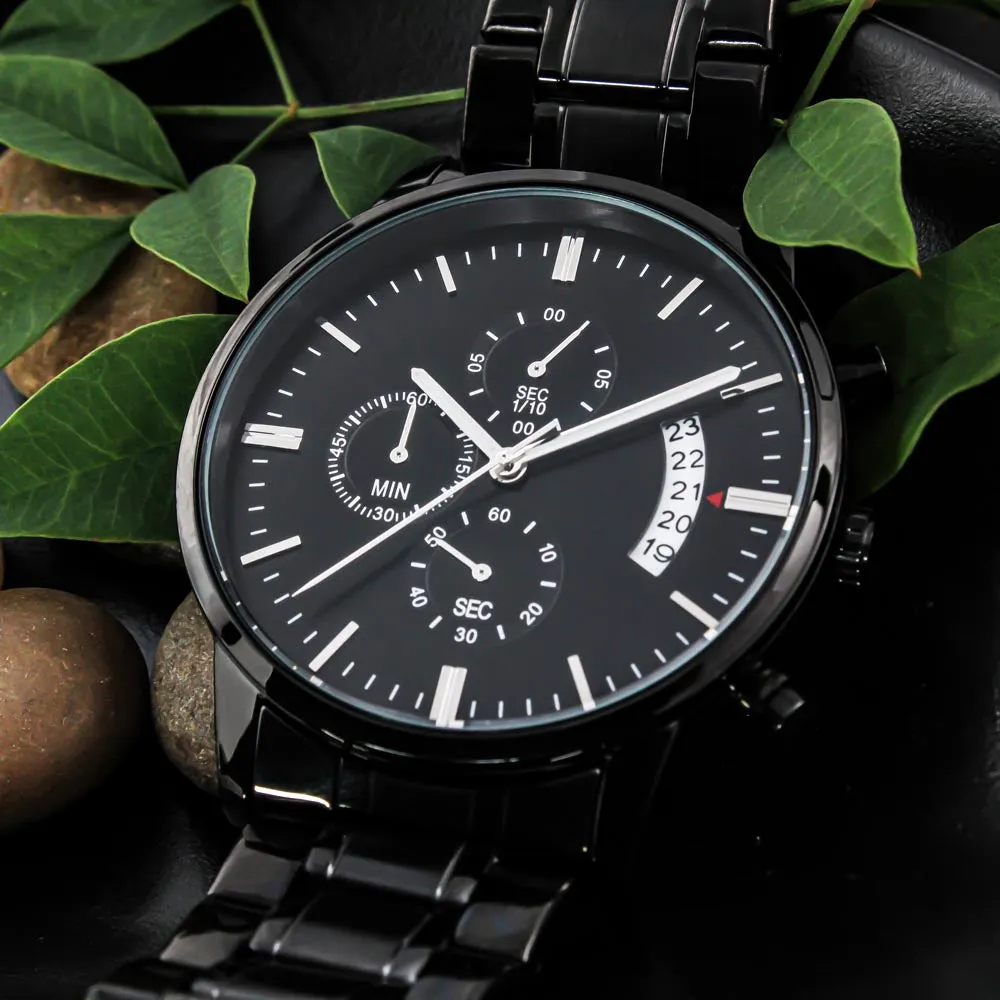 You Are So Loved Engraved Black Watch