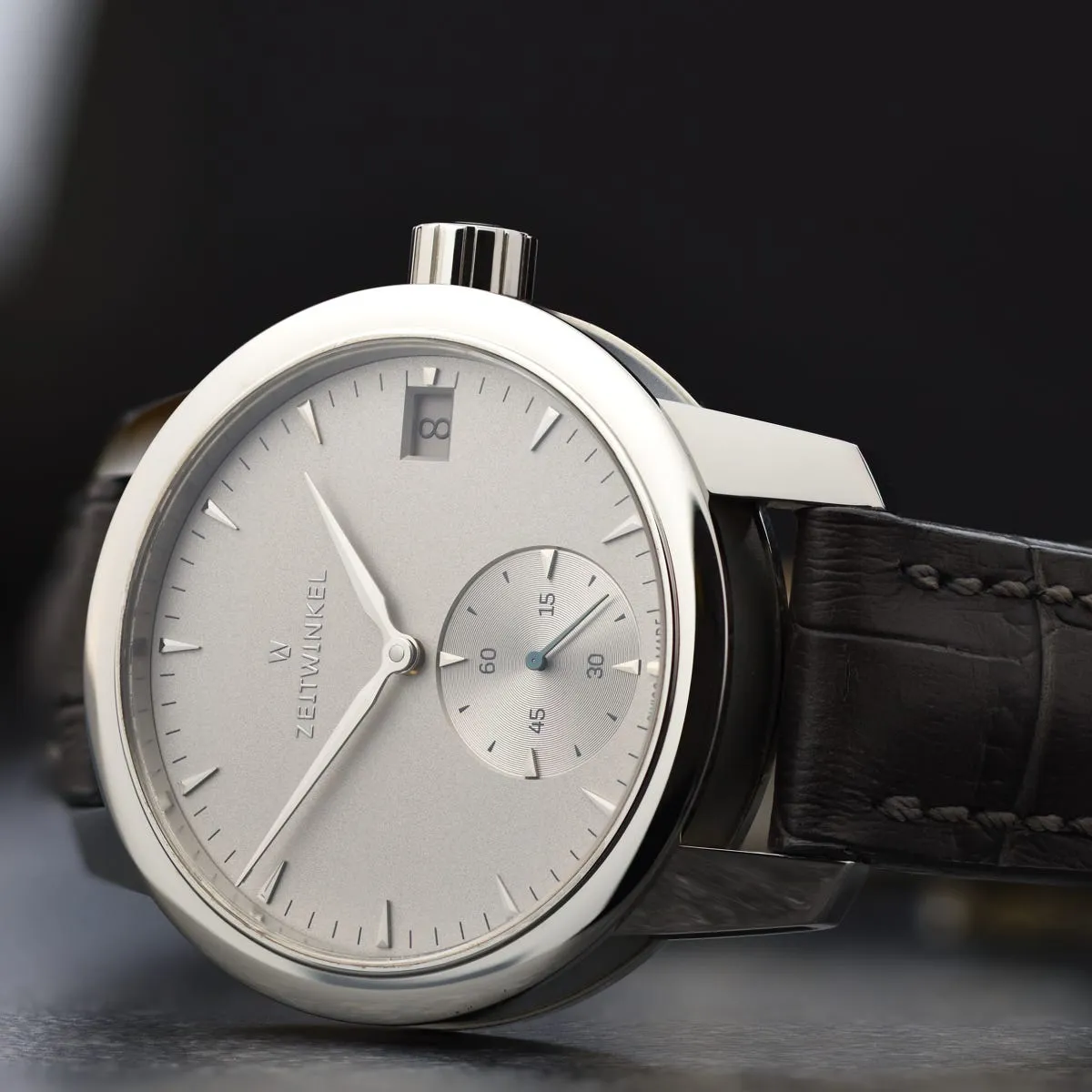 Zeitwinkel 188º Rhodium 39mm (Pre-Order - Built to Order)