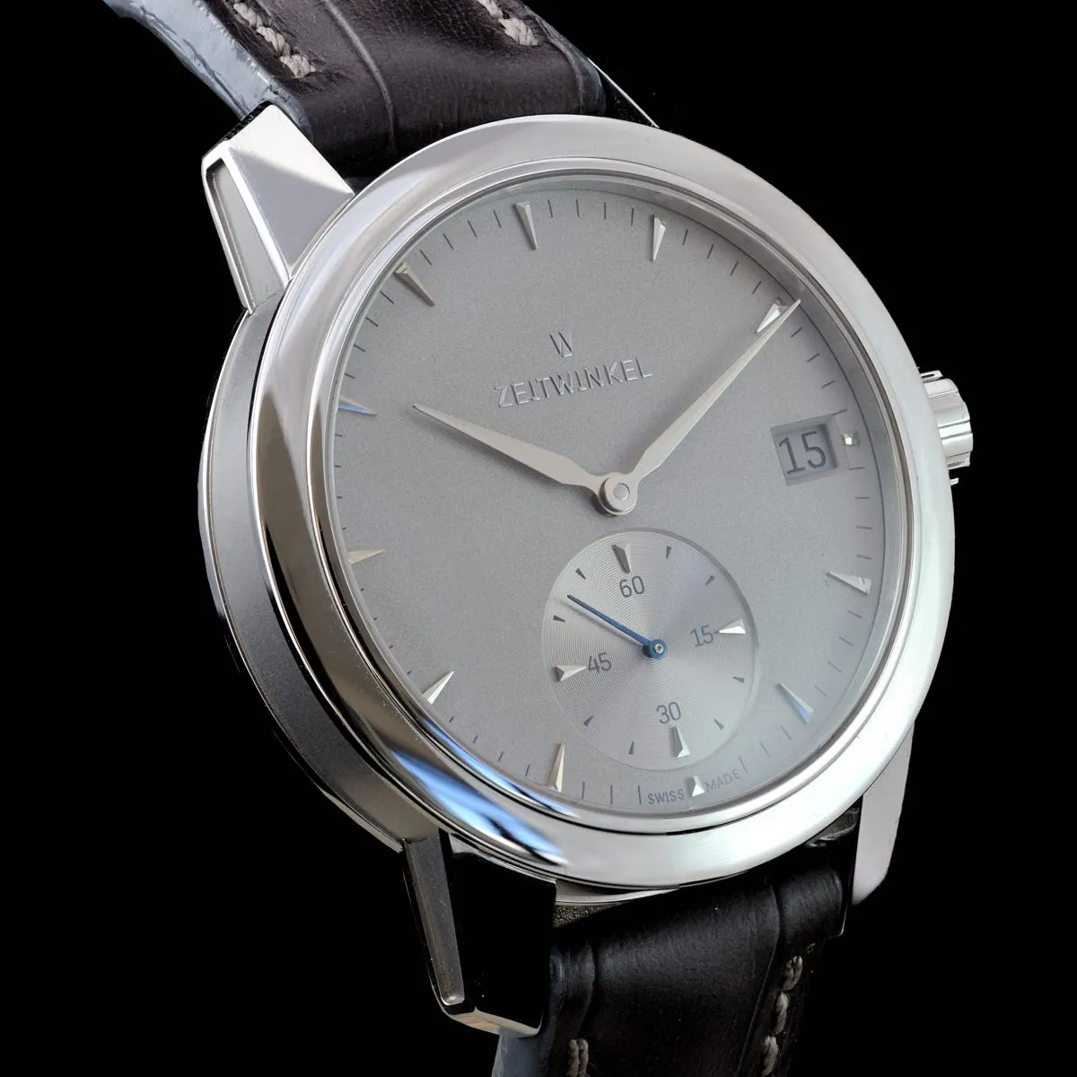 Zeitwinkel 188º Rhodium 39mm (Pre-Order - Built to Order)