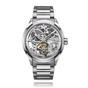 ZEROO T3 THE LEO AUTOMATIC SKELETON TOURBILLONAUTOMATIC TOURBILLON WATCH FOR GENTS - ZT003SSV